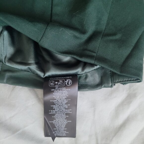 NEW MARCIANO Women's Size 4 Leggings Coy Leather High Rise Alpine Grove - Picture 9 of 9